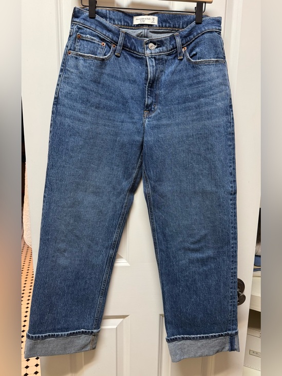 Abercrombie & Fitch Denim - Abercrombie low rise baggy cuffed jeans